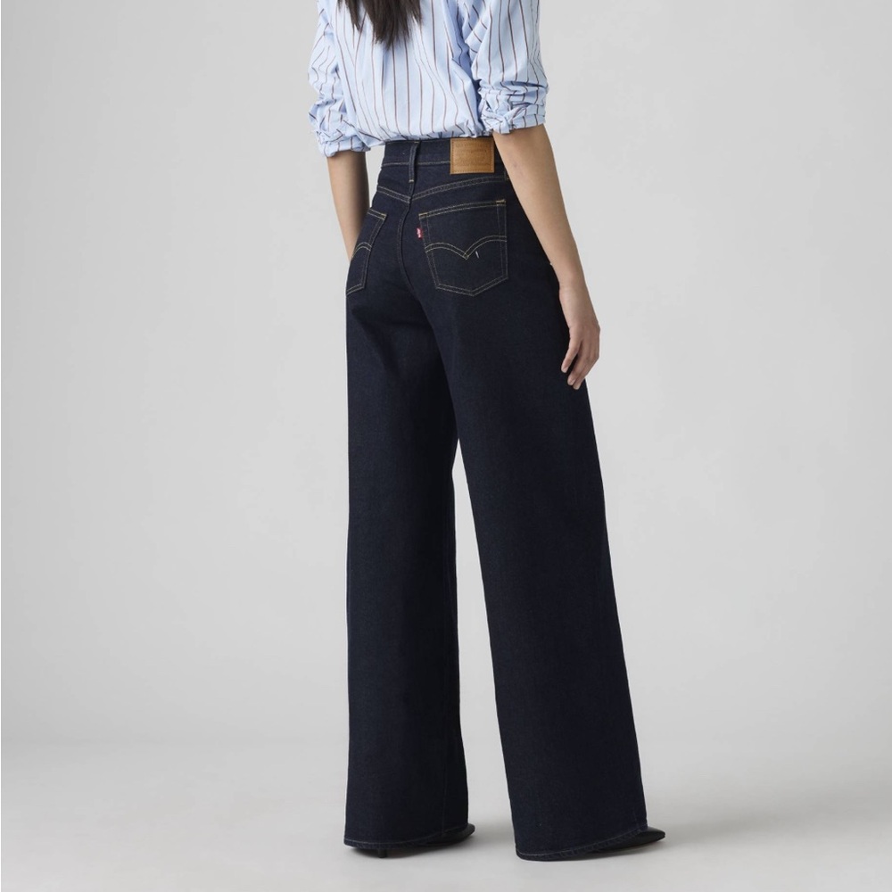 Levi's Women's High-Rise Wide Leg Jeans in Dark Indigo